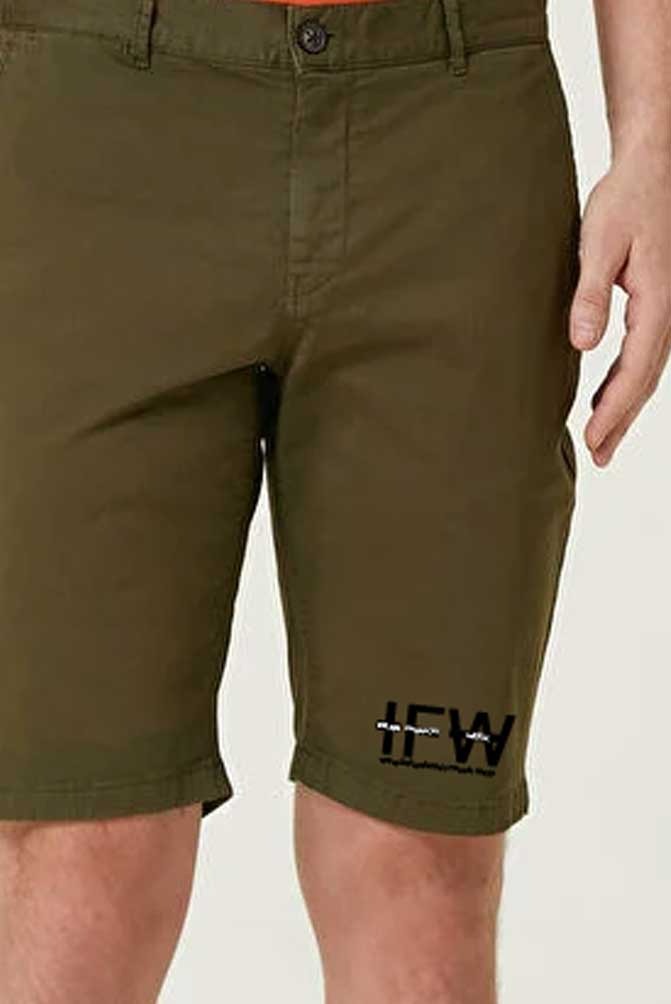 Men's Casual Stretch Cotton Combat Cargo British Khaki Short – Lightweight Summer Short