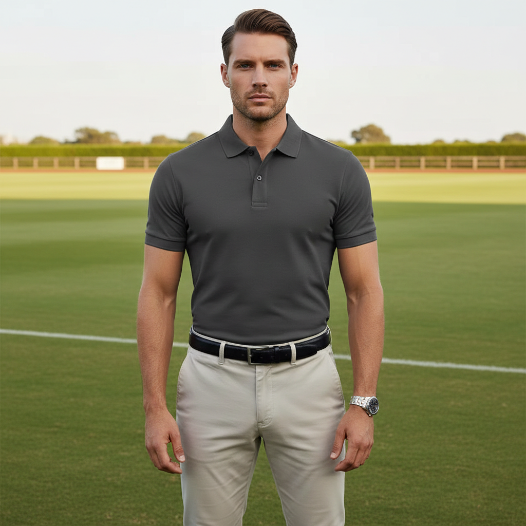 Men’s Premium Piqué Polo Shirt – Short Sleeve Regular Fit Work & Casual Top