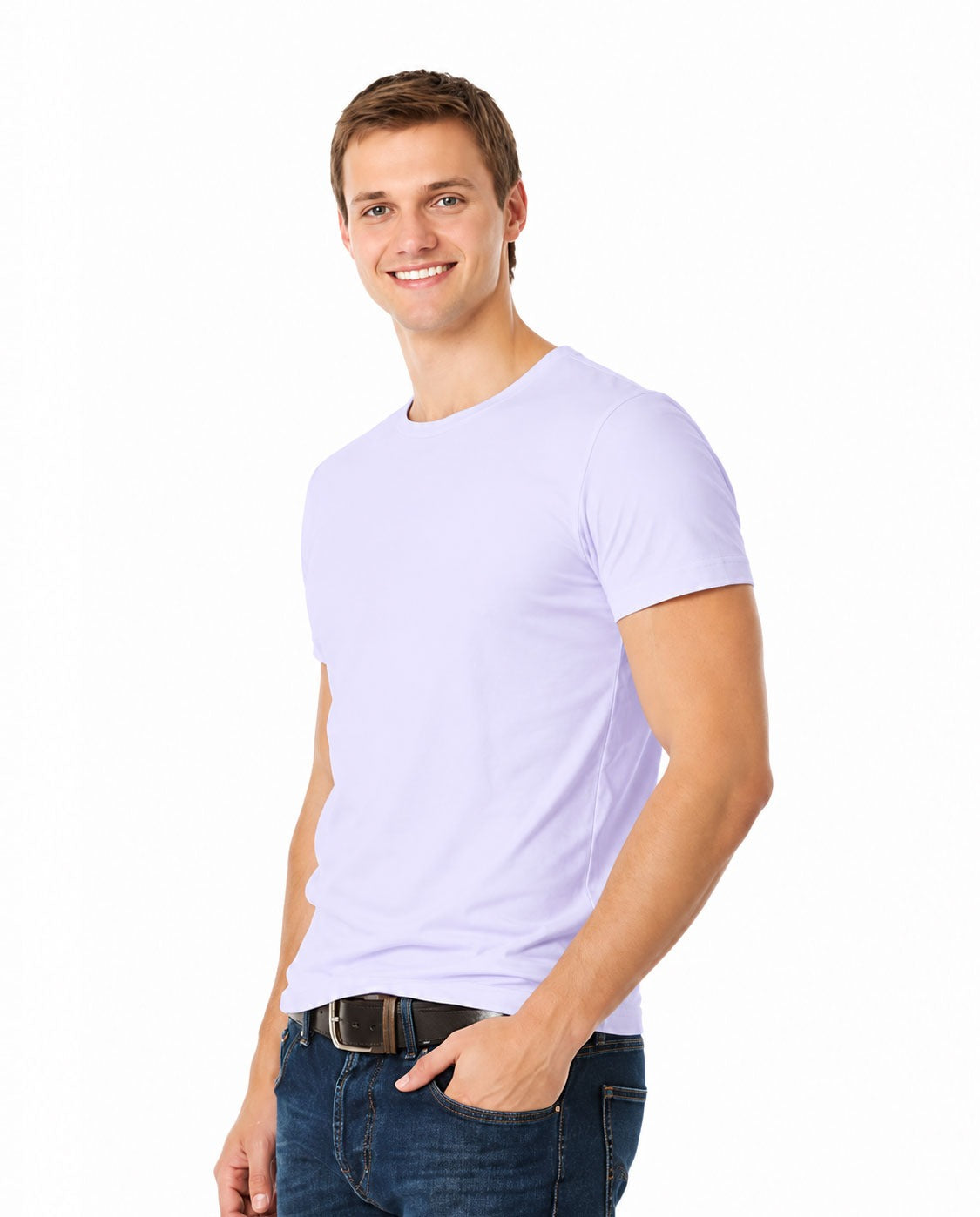 Men’s & Women’s Cotton White T-Shirt – Plain Short Sleeve Casual Wear