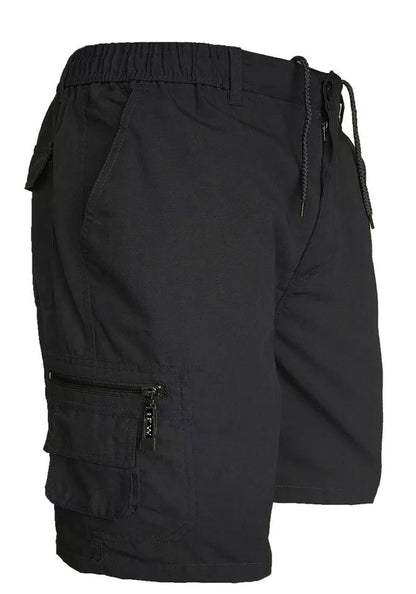 Men’s Cargo Combat Shorts Multi Pocket Elastic Waist Lightweight Shorts