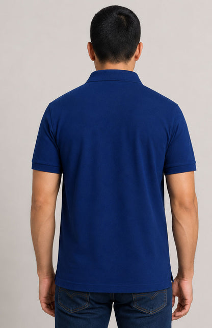 Navy Polo Shirt – Short Sleeve Regular Fit Work & Casual Top