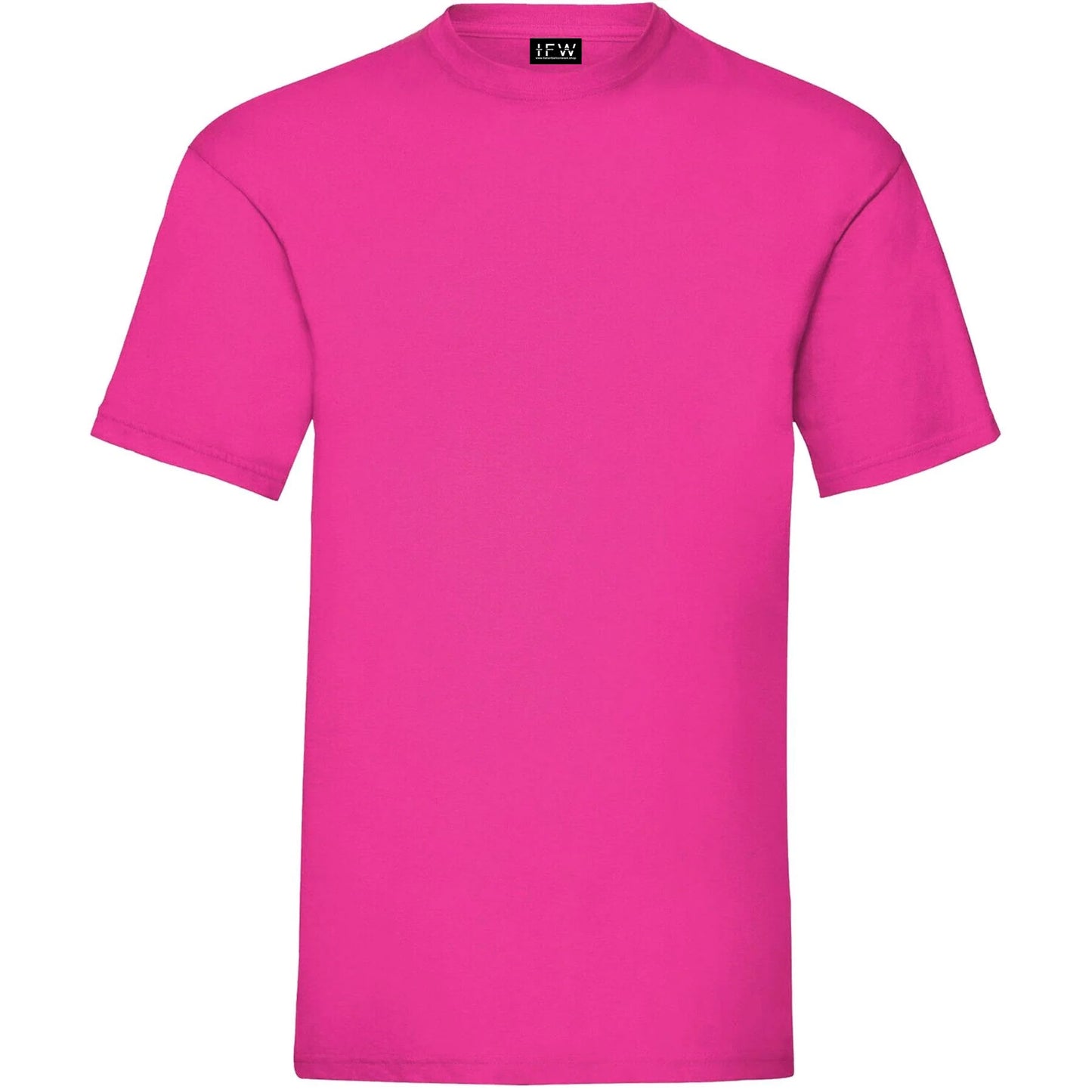 Men’s & Women’s 100% Cotton T-Shirt – Plain Short Sleeve Casual Wear