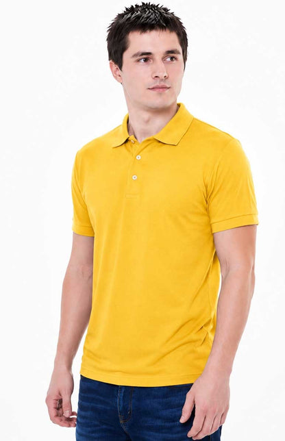 Yellow Polo Shirt – Comfortable Regular Fit Cotton Polo