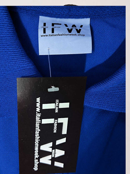 Men’s Premium Piqué Blue Polo Shirt – Short Sleeve Regular Fit Work & Casual Top