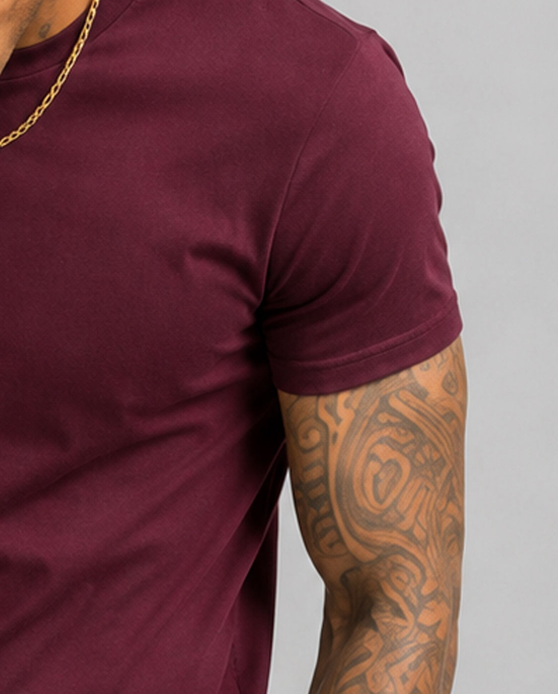 Classic Burgandy Cotton T-Shirt for Men & Women – Casual Wear
