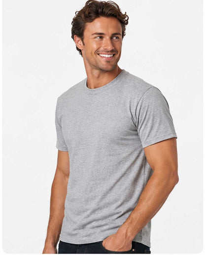 100% Cotton Plain Light Grey T-Shirt – Casual Unisex Tee