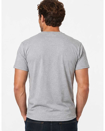100% Cotton Plain Light Grey T-Shirt – Casual Unisex Tee