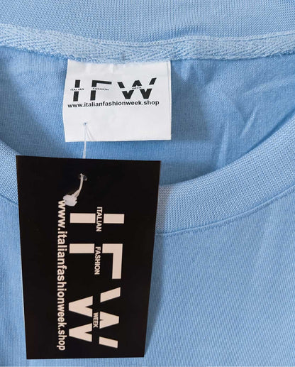 Everyday Plain Sky Blue Cotton T-Shirt – Unisex Short Sleeve