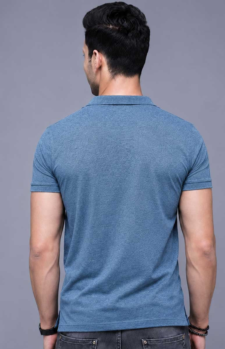 Denim Polo Shirt – Comfortable Regular Fit Cotton Polo