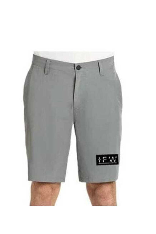 Men's Casual Performance Quick-Dry Hybrid Dark Grey Short