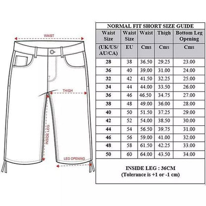 Men’s Cargo Combat Multi-Pocket Denim Shorts