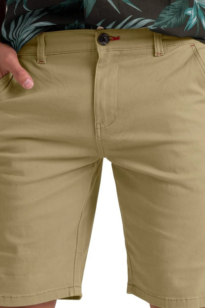 Men’s Stretch Cotton Chino Shorts – Lightweight Cargo Combat Half Pants