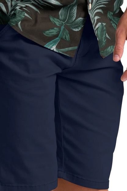Men’s Stretch Cotton Chino Shorts – Lightweight Cargo Combat Half Pants