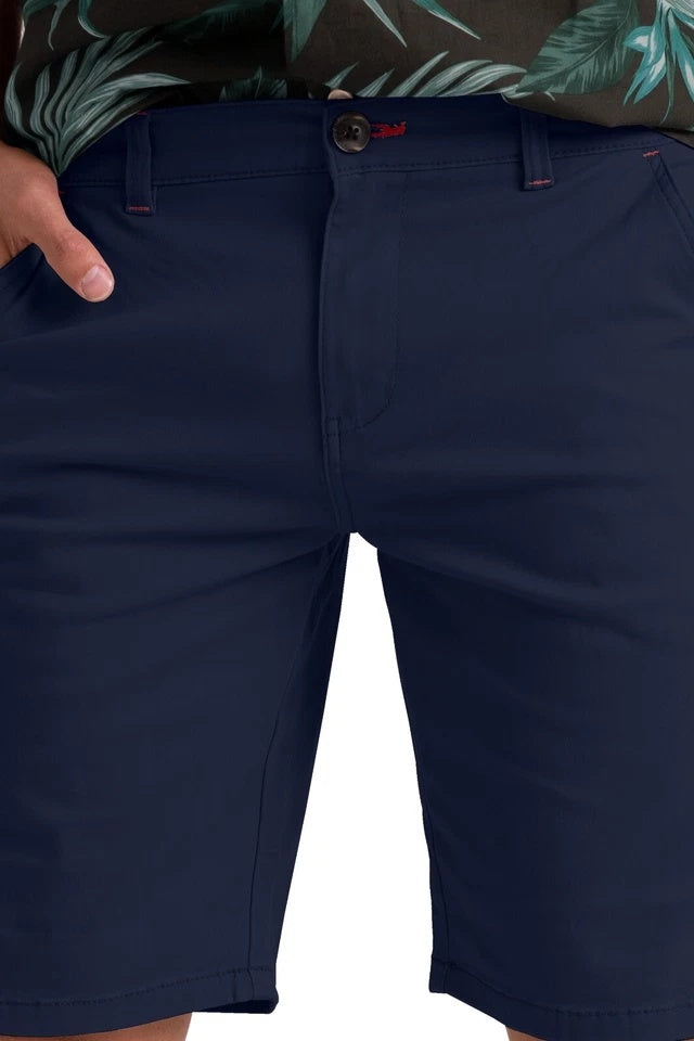 Men’s Stretch Cotton Chino Shorts – Lightweight Cargo Combat Half Pants