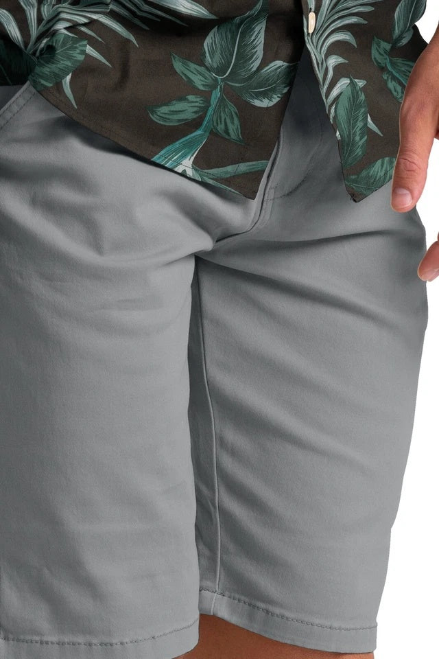 Men’s Stretch Cotton Chino Shorts – Lightweight Cargo Combat Half Pants