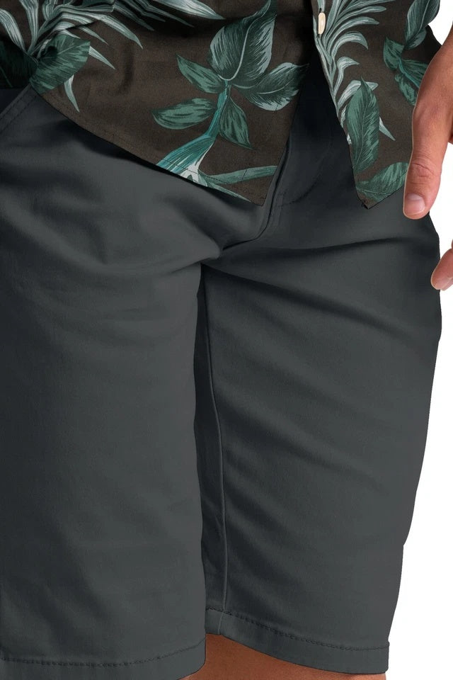 Men’s Stretch Cotton Chino Shorts – Lightweight Cargo Combat Half Pants