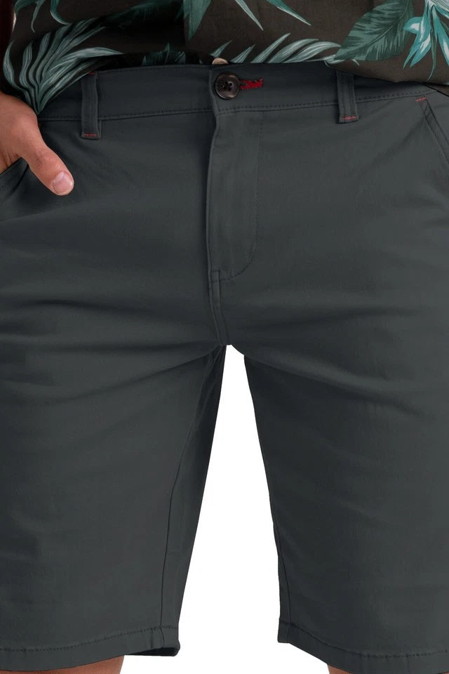 Men’s Stretch Cotton Chino Shorts – Lightweight Cargo Combat Half Pants