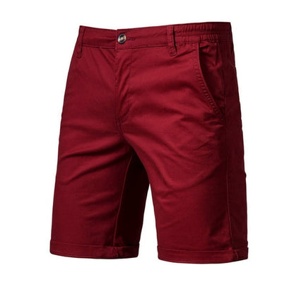 Men’s Stretch Cotton Chino Shorts – Lightweight Cargo Combat Half Pants