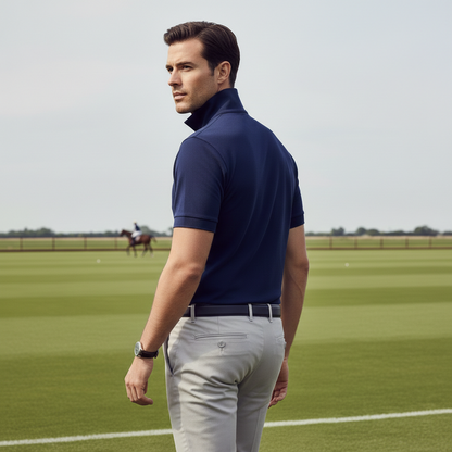 Men’s Premium Piqué Polo Shirt – Short Sleeve Regular Fit Work & Casual Top
