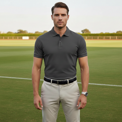 Men’s Premium Piqué Polo Shirt – Short Sleeve Regular Fit Work & Casual Top