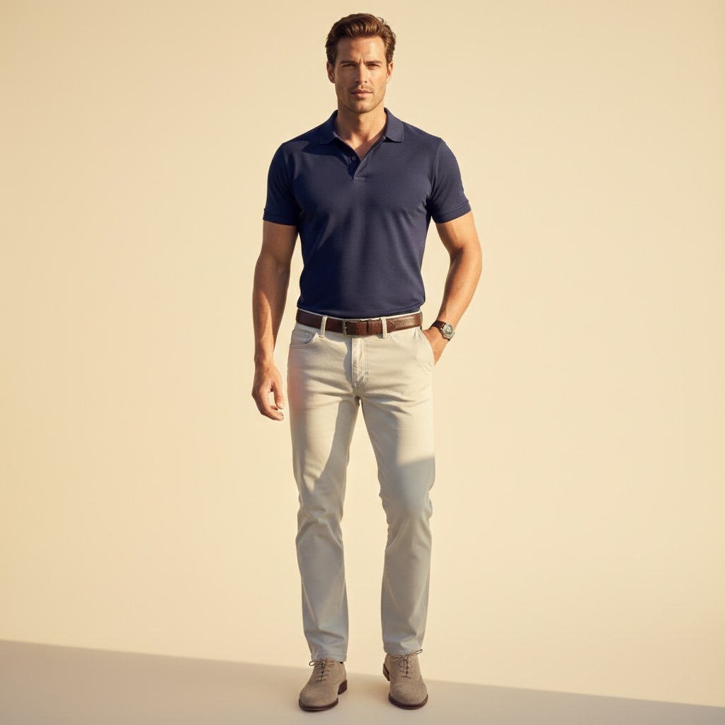 Men’s Classic 100% Cotton Piqué Polo Shirts