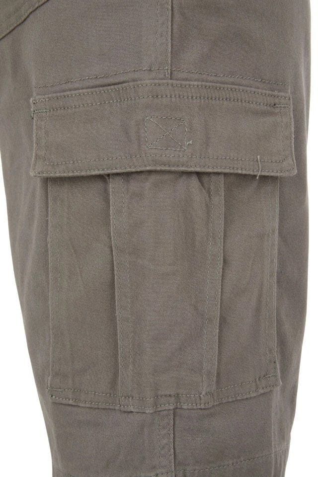 Men’s Lightweight Cotton Twill Multi Pocket Belted Shorts