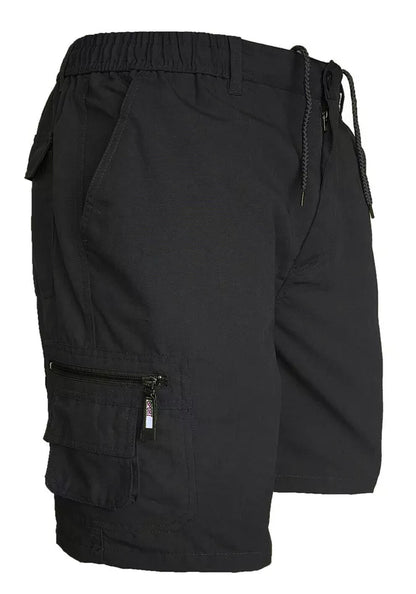Men’s Cargo Combat Shorts Multi Pocket Elastic Waist Lightweight Shorts