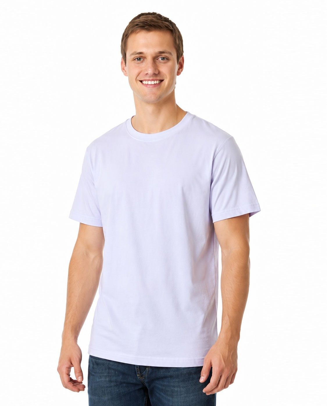 Men’s & Women’s Cotton White T-Shirt – Plain Short Sleeve Casual Wear